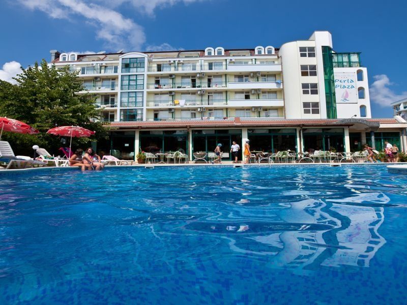 Perla Plaza Hotel Primorsko Exterior foto